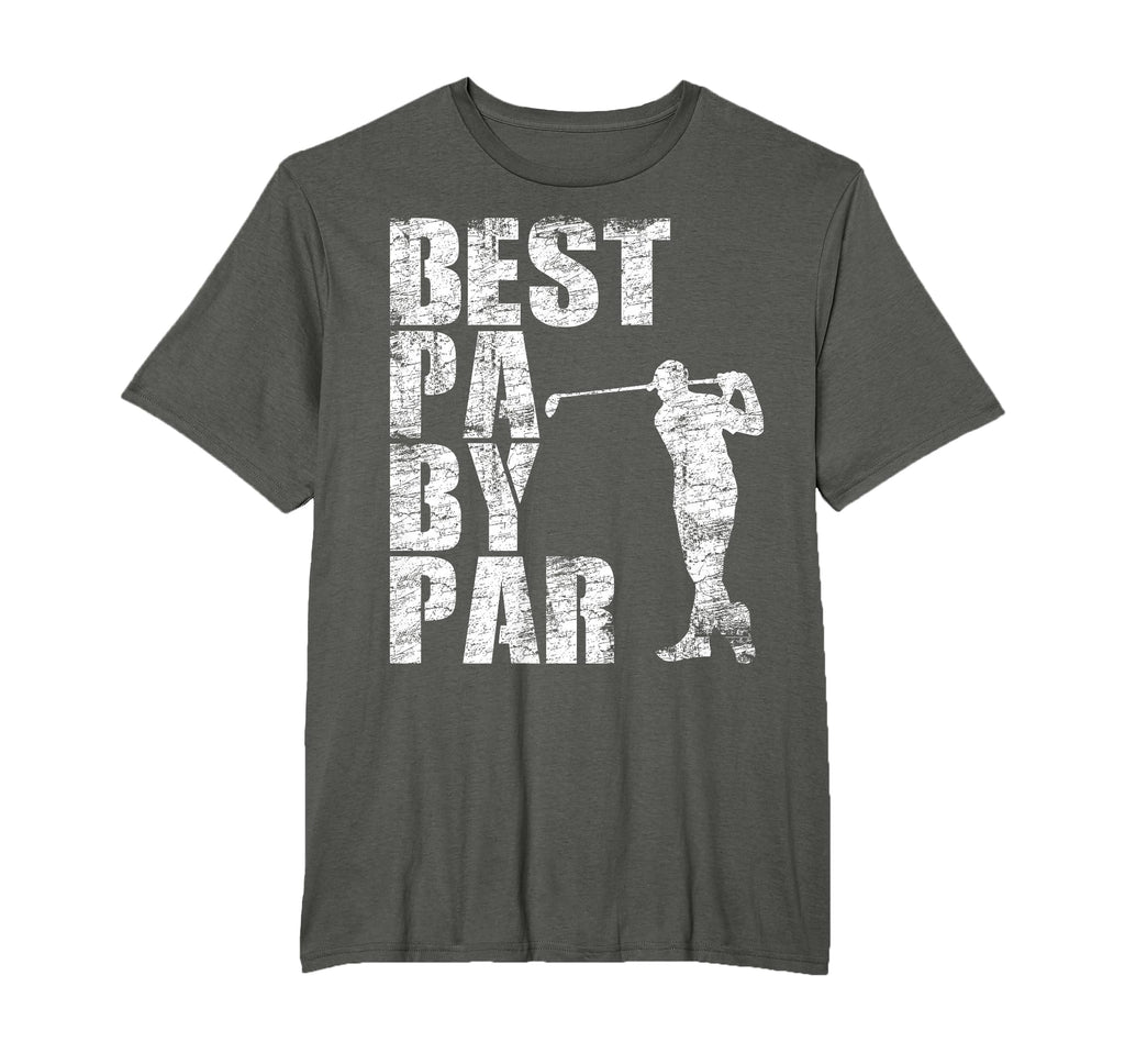 Mens Best Pa Par Dad Golf Distressed T-Shirt - Fun Novelty Design Men Women - T-Shirt, Sweatshirt, Hoodie