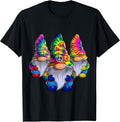 Three Hippie Gnomes Peace Gnome Funny Retro Tie DIY - Adult & Kids T-Shirts, Sweatshirts & Hoodies apparel design preview 1