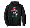 Soccer Elf Family Group Matching Party Hoodie - Trendy Graphic for Adults - T-Shirt, Sweatshirt, Hoodie
