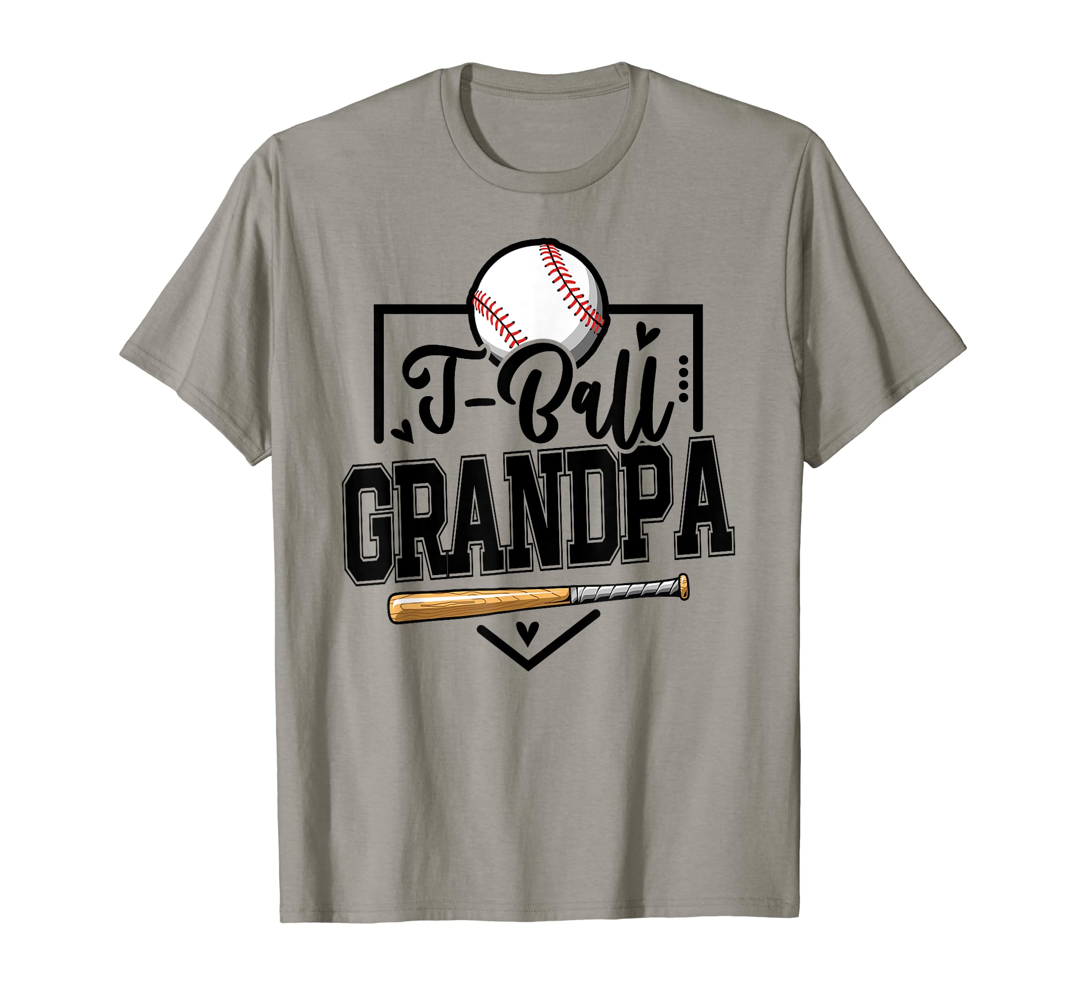 T Ball Grandpa Funny Ball Grandpa T-Shirt - Fun Novelty Design Men Women - T-Shirt, Sweatshirt, Hoodie