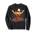 Dad Both Baseball Softball Sweatshirt - Aesthetic Graphic for Adults - T-Shirt, Sweatshirt, Hoodie