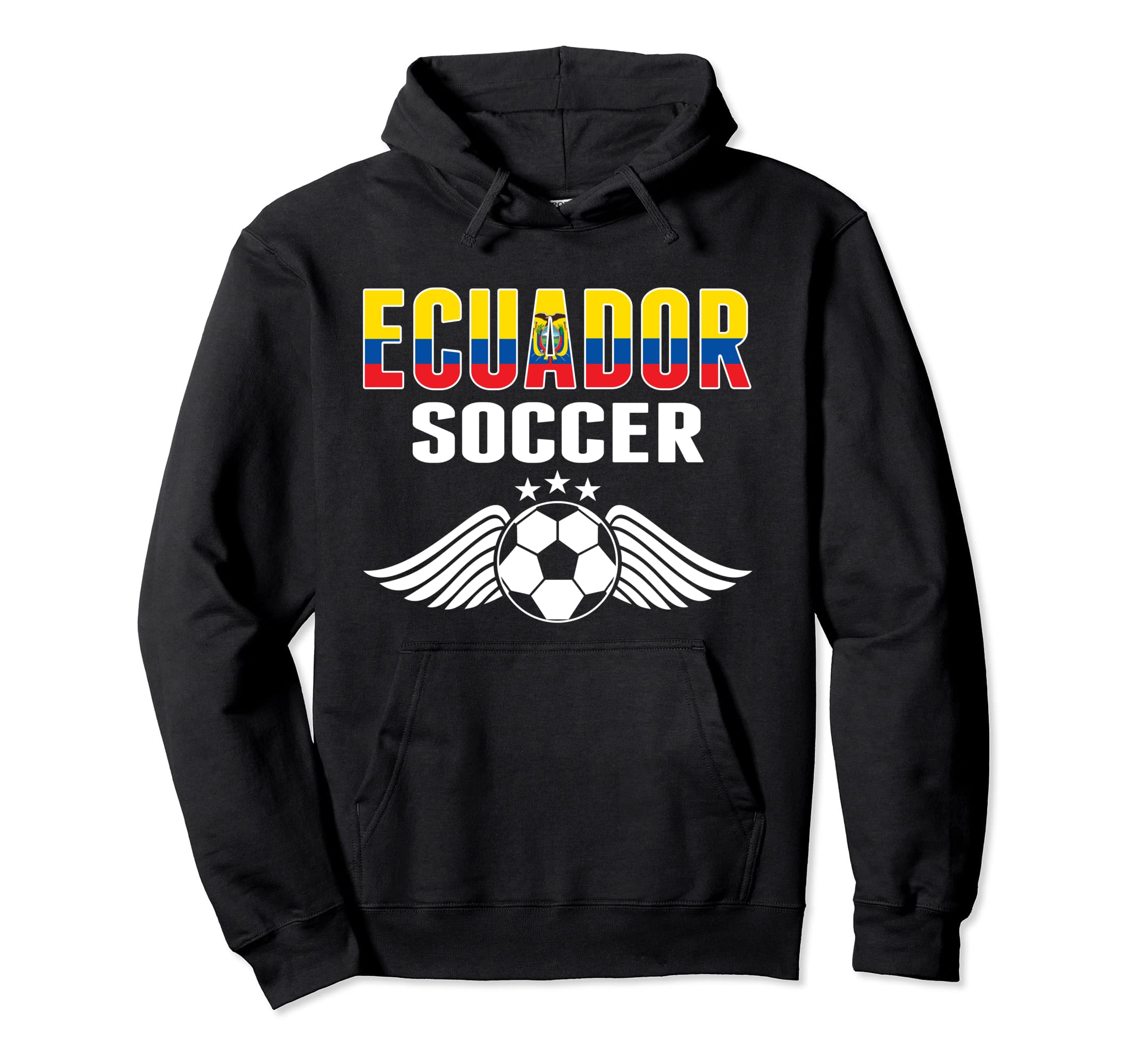 Ecuador Soccer Fans Jersey Hoodie - Fun Novelty Design Men Women - T-Shirt, Sweatshirt, Hoodie
