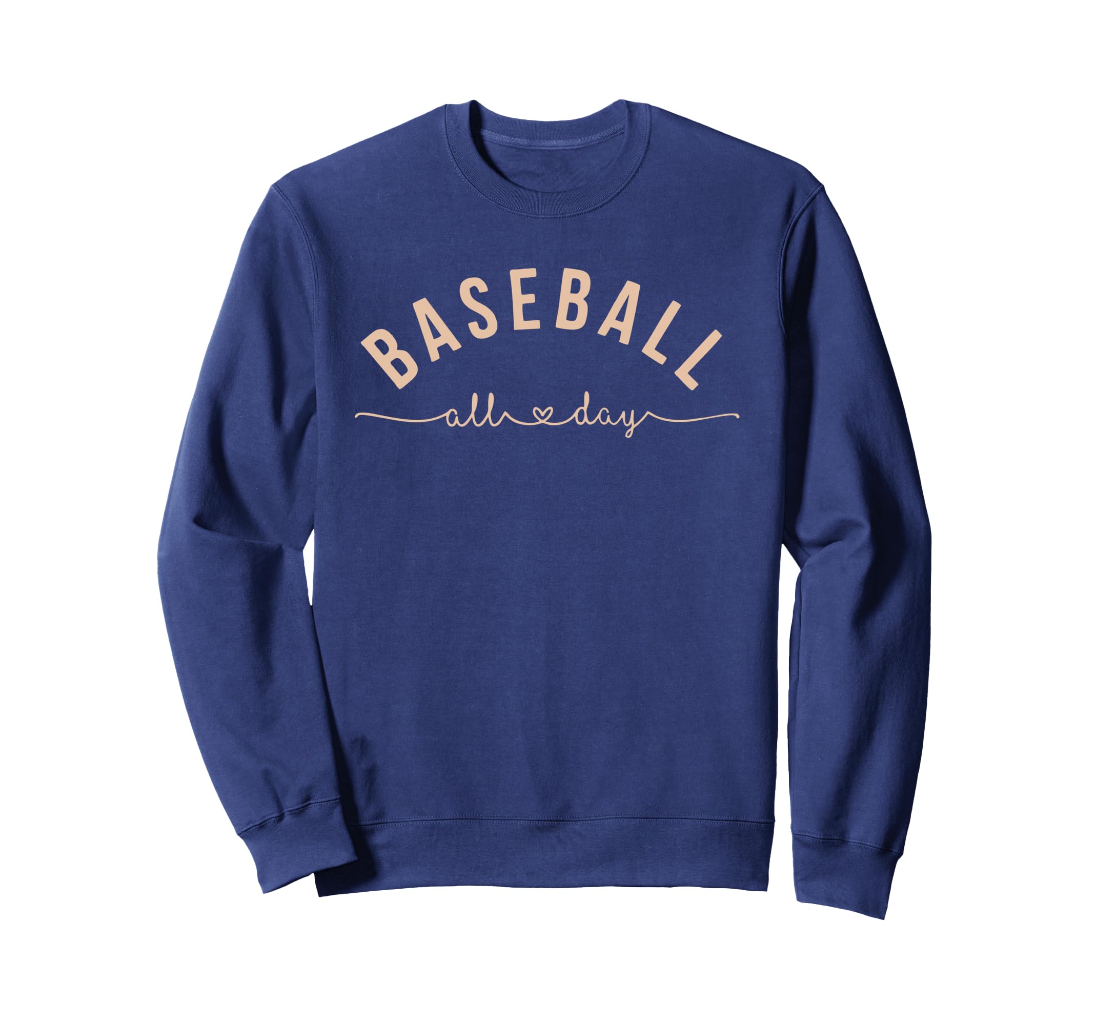 Baseball All Day Baseball Mom Sweatshirt - Aesthetic Graphic for Adults - T-Shirt, Sweatshirt, Hoodie