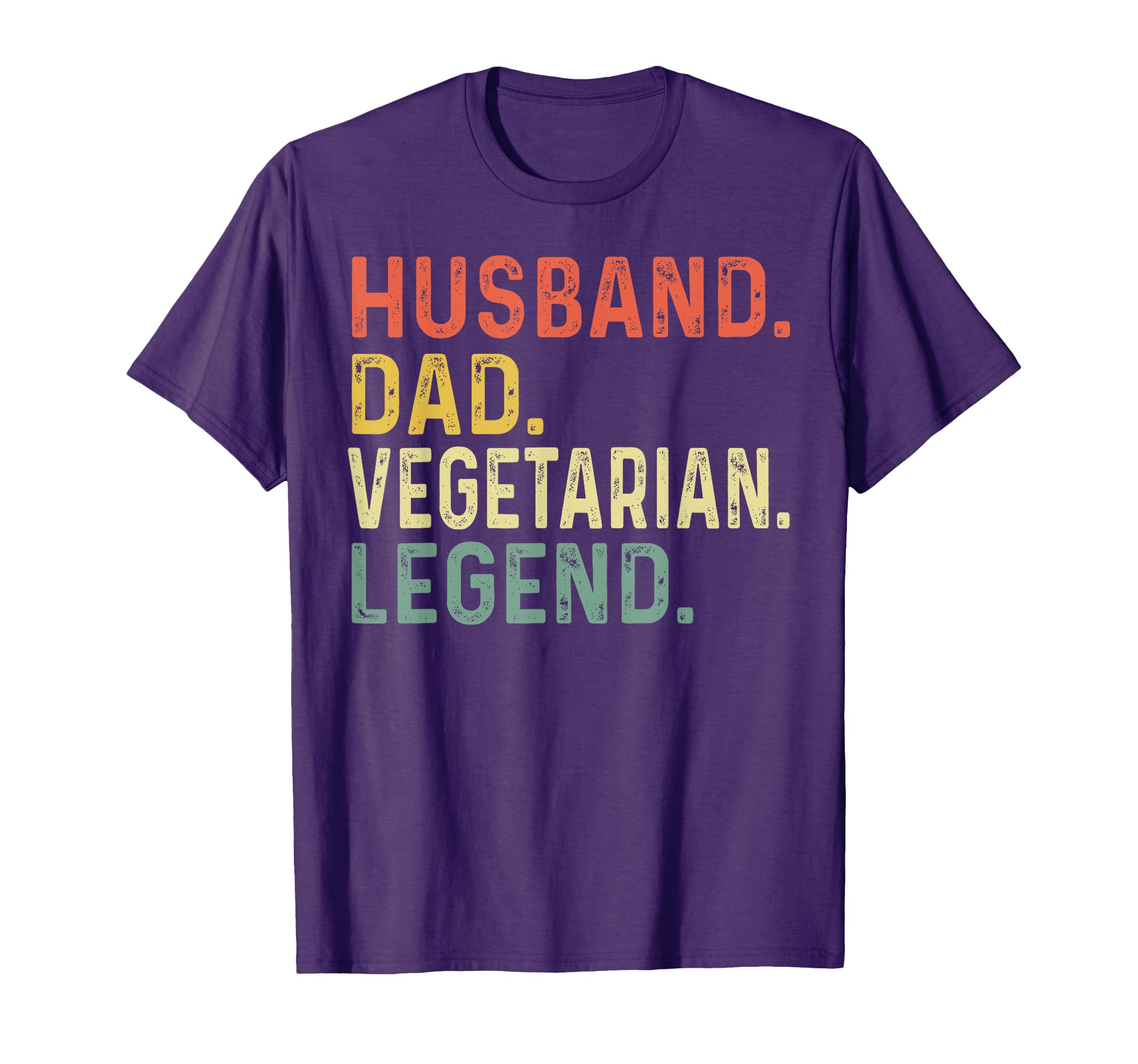 Mens Husband Dad Vegetarian T-Shirt - Casual Everyday Wear Men Women - T-Shirt, Sweatshirt, Hoodie