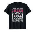 Cheer And Soccer Mom Soccer Player And T-Shirt - Streetwear Style Unisex - T-Shirt, Sweatshirt, Hoodie