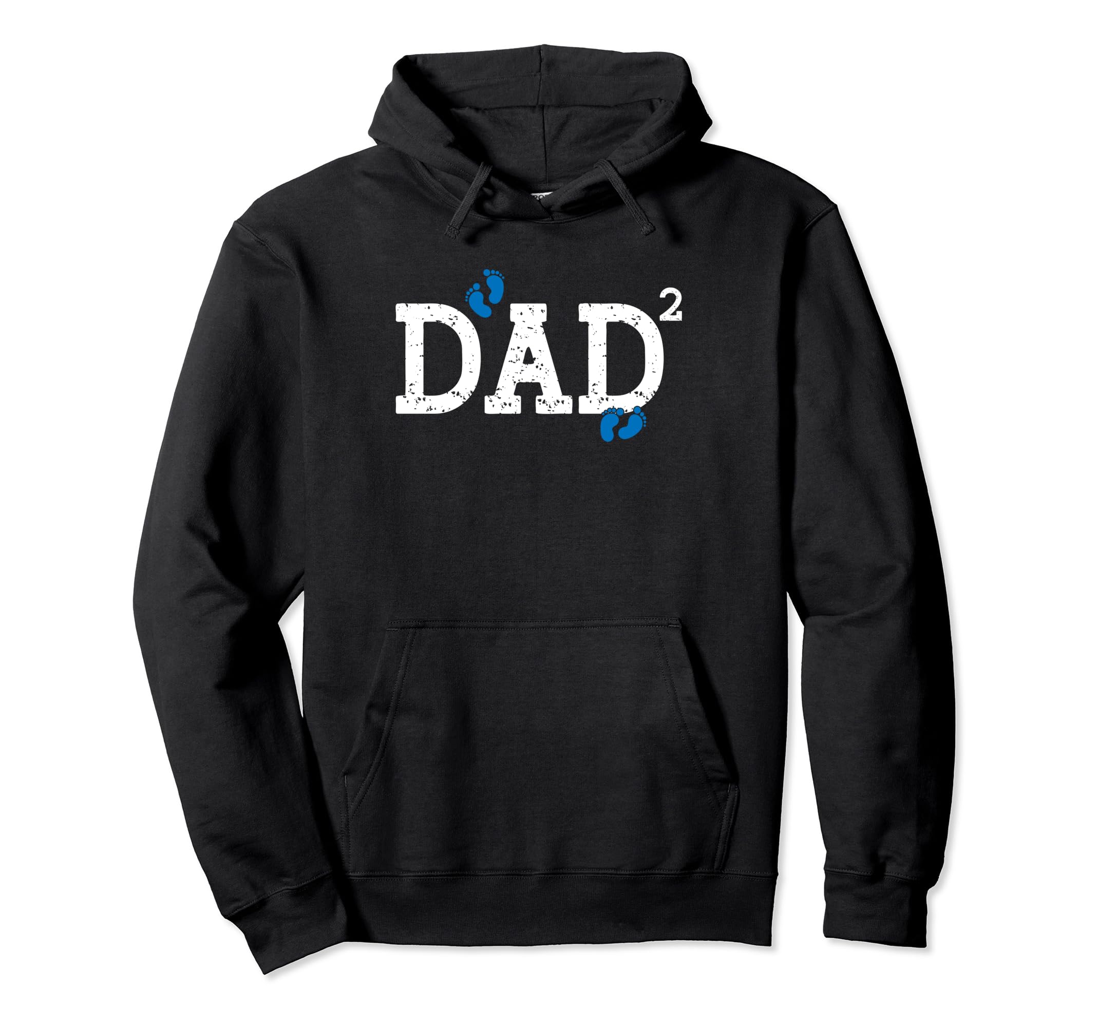Dad Twins Father Two Twin Dad Squared Hoodie - Fun Novelty Design Unisex - T-Shirt, Sweatshirt, Hoodie