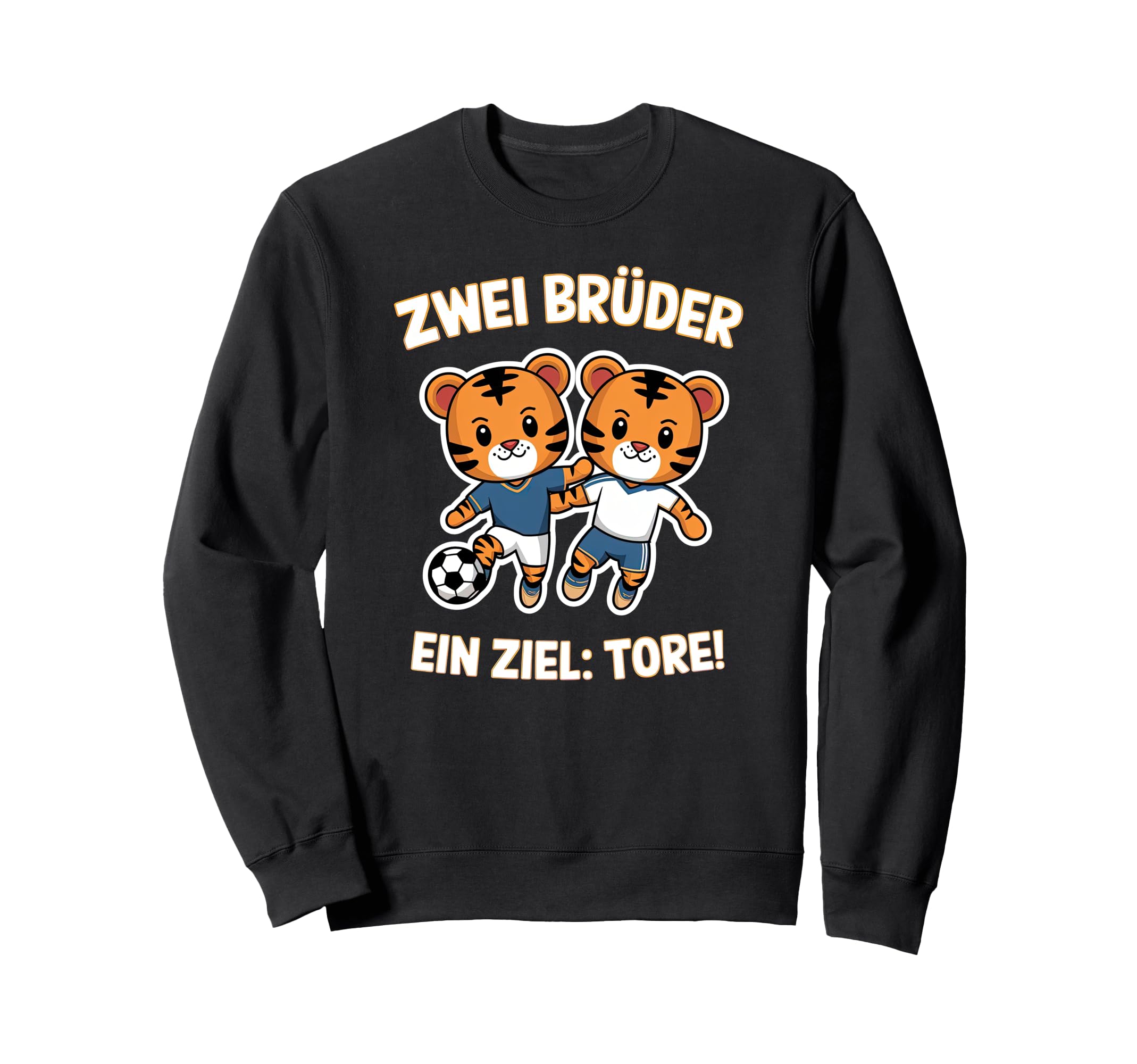 Br Der Freunde Soccer Tiger Soccer Sweatshirt - Minimalist Print for Adults - T-Shirt, Sweatshirt, Hoodie