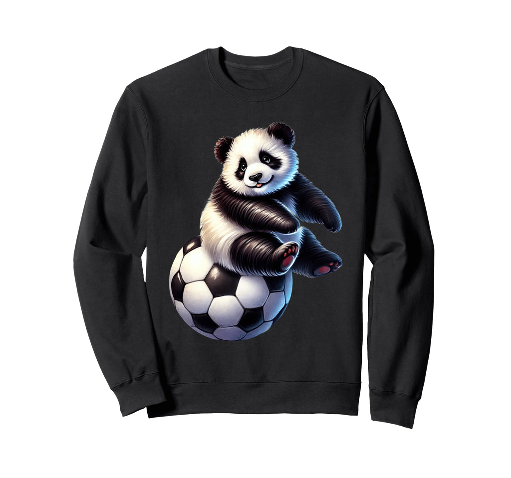 Black White Creature Soccer Sweatshirt - Fun Novelty Design for Adults - T-Shirt, Sweatshirt, Hoodie