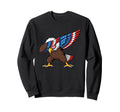 Eagle Dabbing Patriotic American Sweatshirt - Streetwear Style for Adults - T-Shirt, Sweatshirt, Hoodie