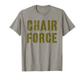 Chair Force Airman Warrior Veteran T-Shirt - Aesthetic Graphic for Adults - T-Shirt, Sweatshirt, Hoodie