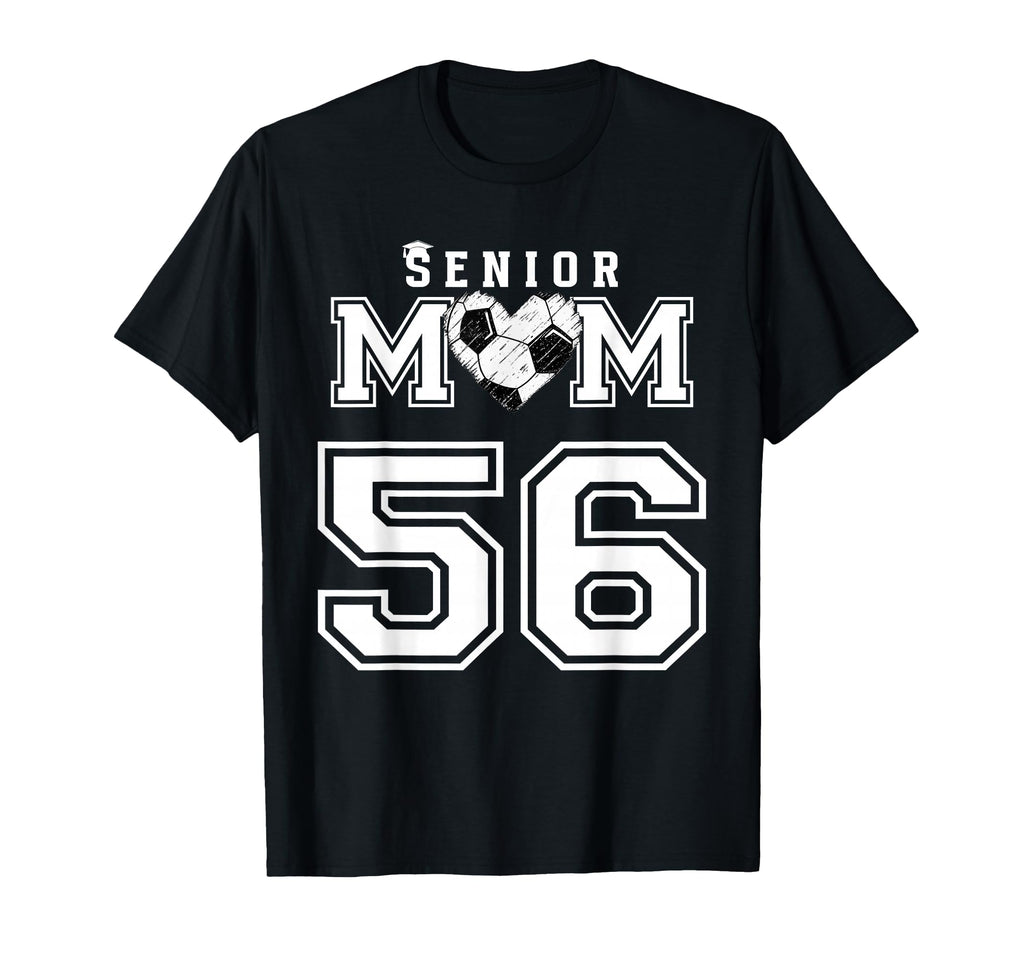 Proud Senior Soccer Mom Custom Jersey T-Shirt - Minimalist Print Men Women - T-Shirt, Sweatshirt, Hoodie