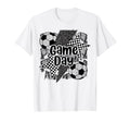 Coquette Soccer Mama Leopard Game Day T-Shirt - Graphic Print Unisex - T-Shirt, Sweatshirt, Hoodie