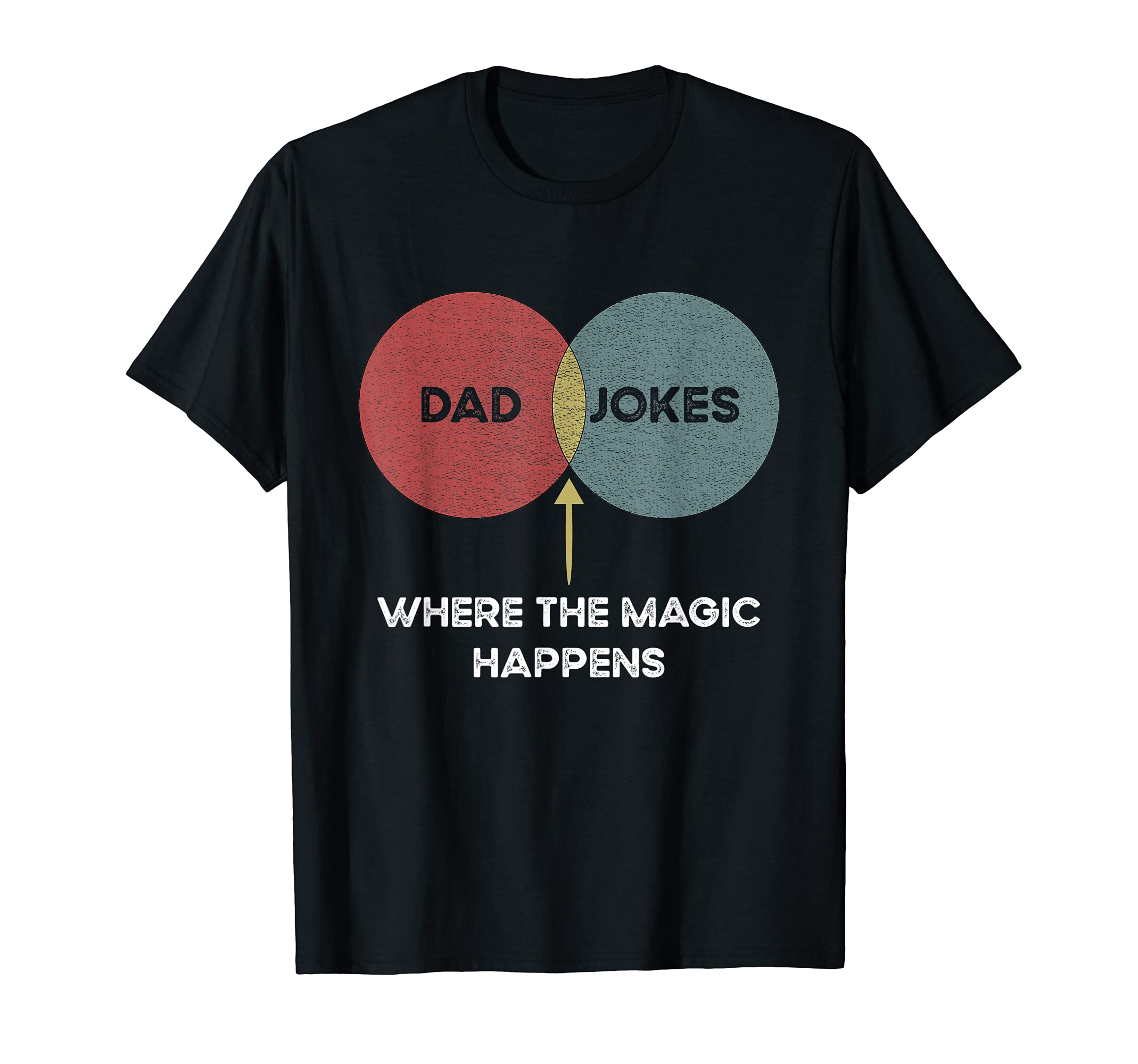 Dad Jokes Where Magic Happens T-Shirt - Unique Graphic for Adults - T-Shirt, Sweatshirt, Hoodie
