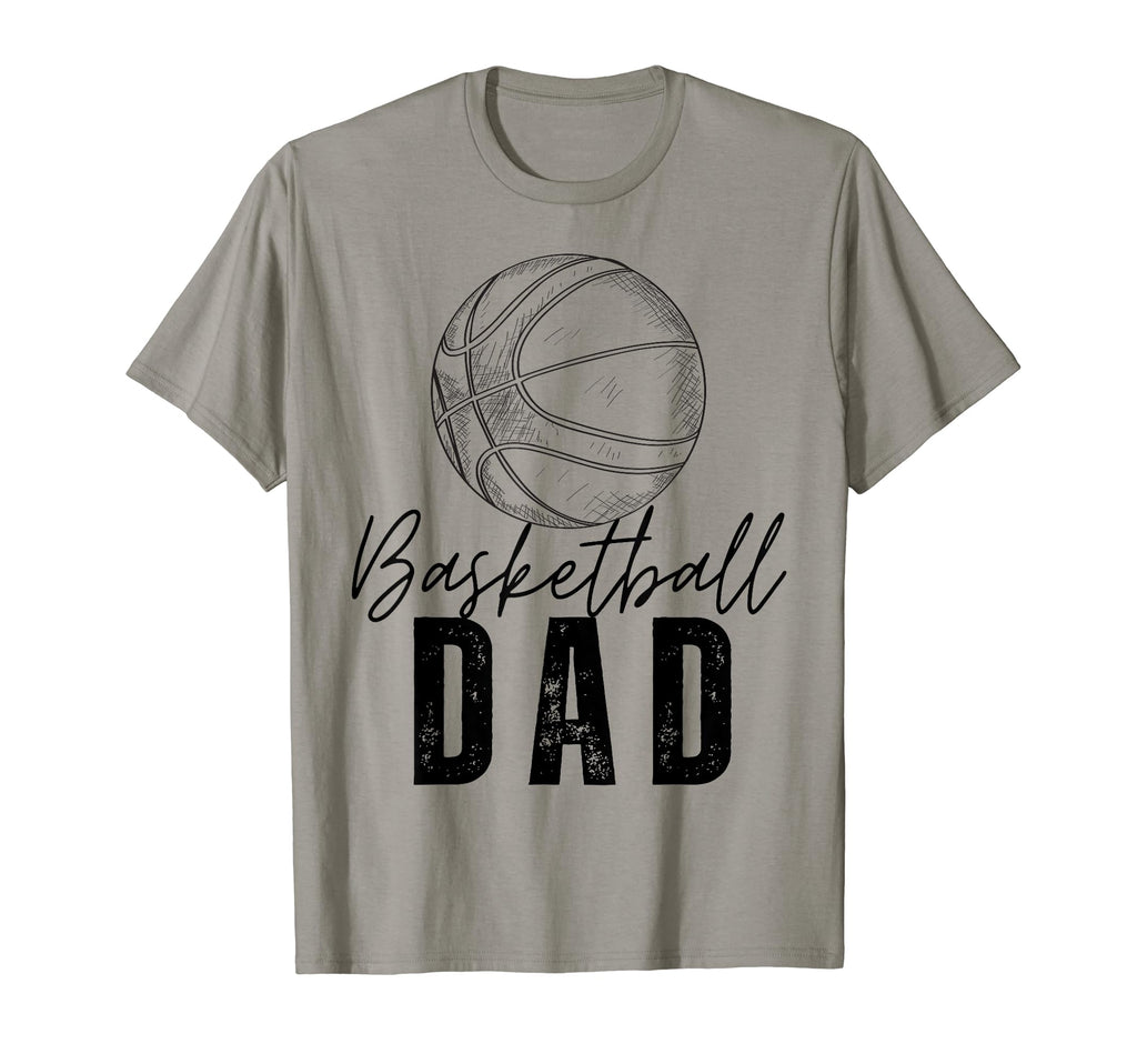 Basketball Dad Family Matching Funny T-Shirt - Minimalist Print for Adults - T-Shirt, Sweatshirt, Hoodie