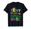 Daddy Birthday Mardi Gras Daddy Papa T-Shirt - Minimalist Print Men Women - T-Shirt, Sweatshirt, Hoodie