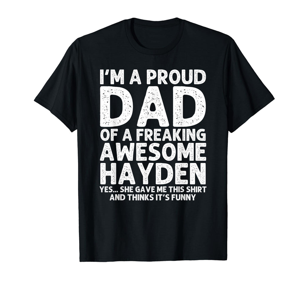 Custom Birthday Son Daughter Him T-Shirt - Fun Novelty Design Men Women - T-Shirt, Sweatshirt, Hoodie