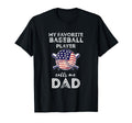 American Baseball Player Dad Usa Team T-Shirt - Unique Graphic Men Women - T-Shirt, Sweatshirt, Hoodie