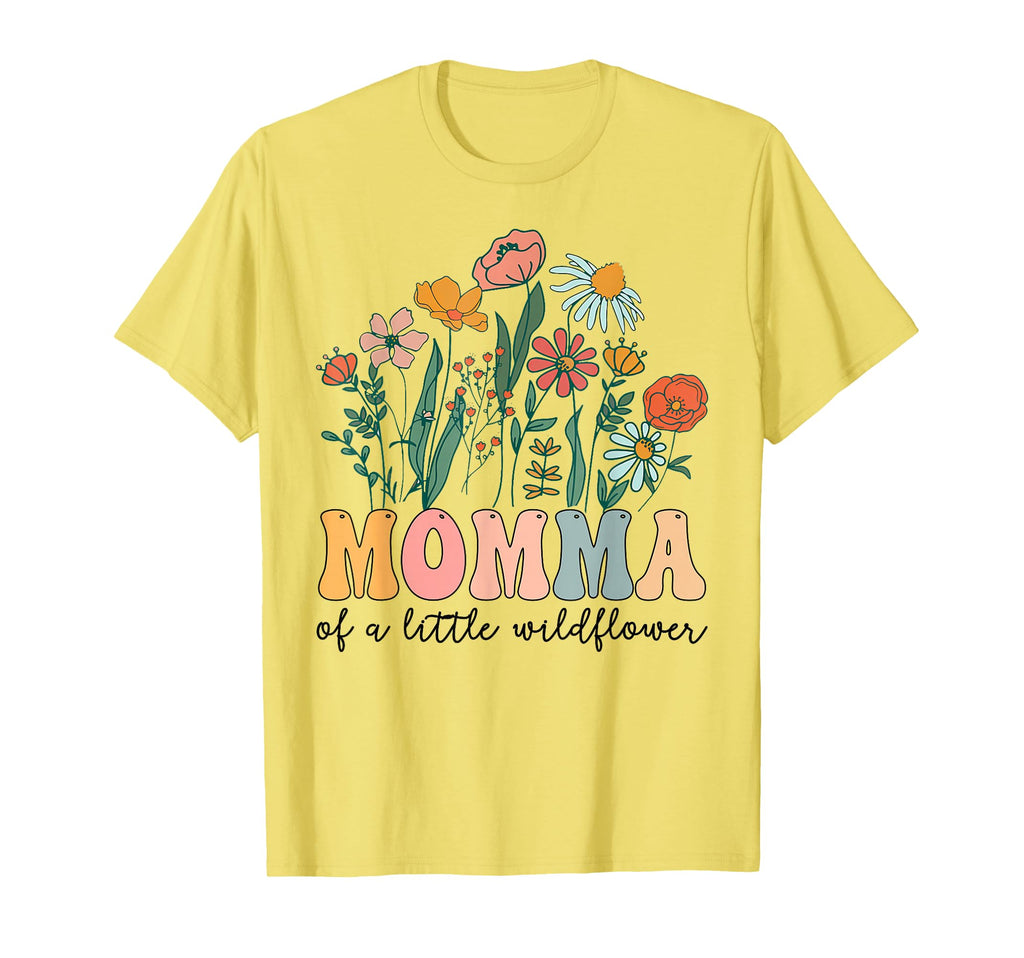 Momma Little Wildflower Birthday Party T-Shirt - Unique Graphic for Adults - T-Shirt, Sweatshirt, Hoodie