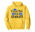 Proud Dad Graduate Graduation Cap And Stars Hoodie - Unique Graphic Unisex - T-Shirt, Sweatshirt, Hoodie