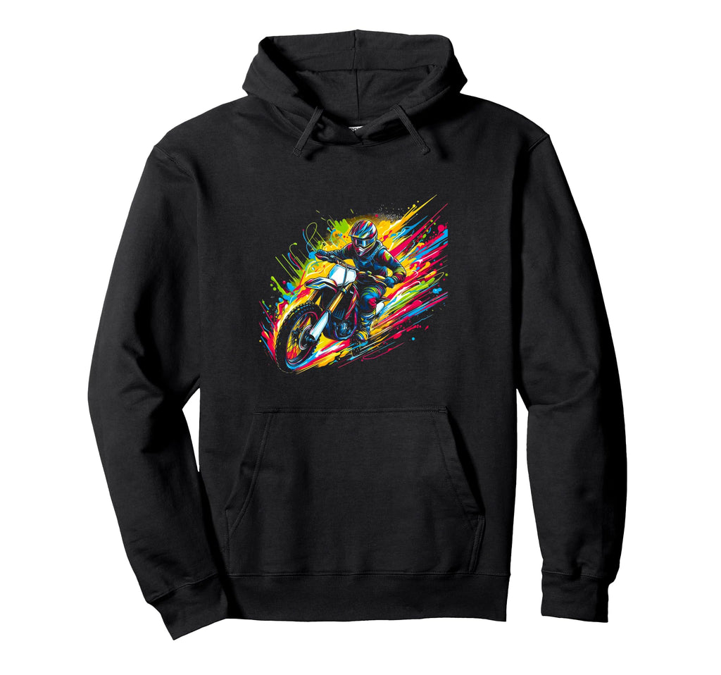Dirt Biking Lover Motocross Dirt Hoodie - Fun Novelty Design for Adults - T-Shirt, Sweatshirt, Hoodie