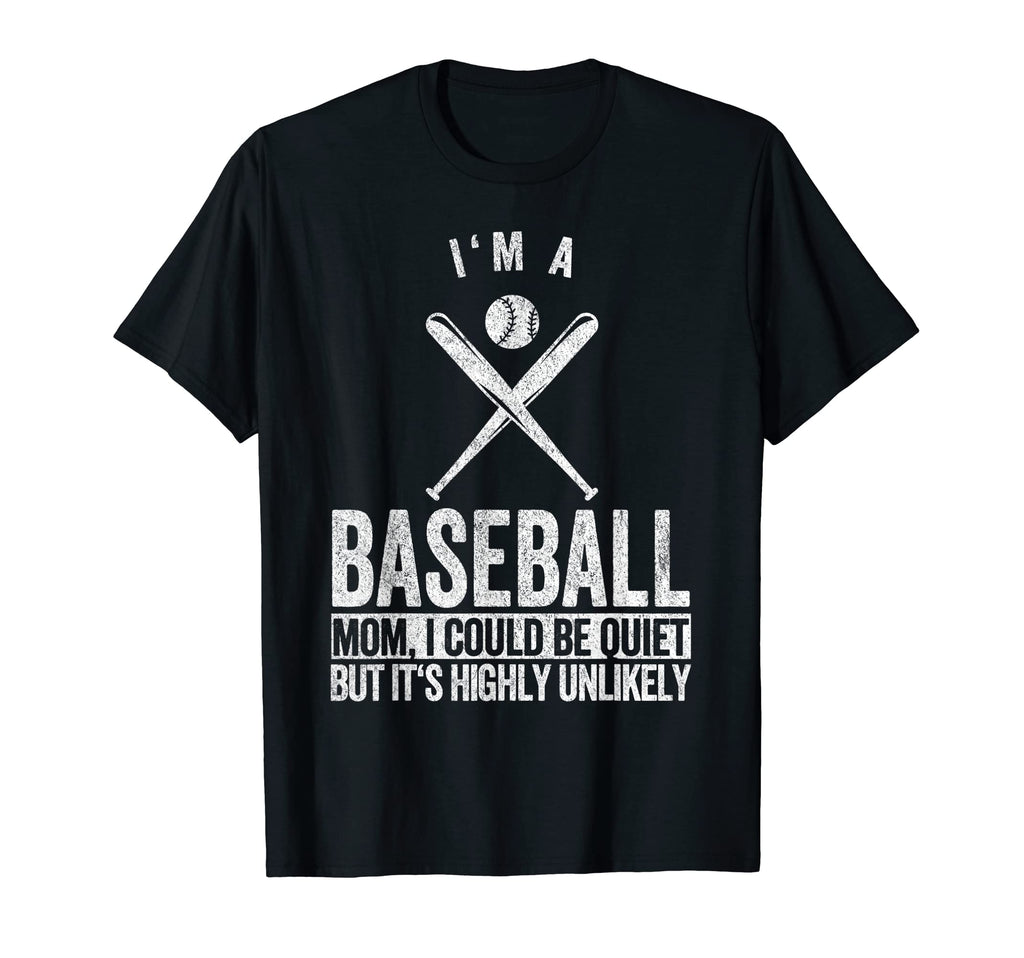 Funny Baseball Mom Ball Mom T-Shirt - Fun Novelty Design for Adults - T-Shirt, Sweatshirt, Hoodie