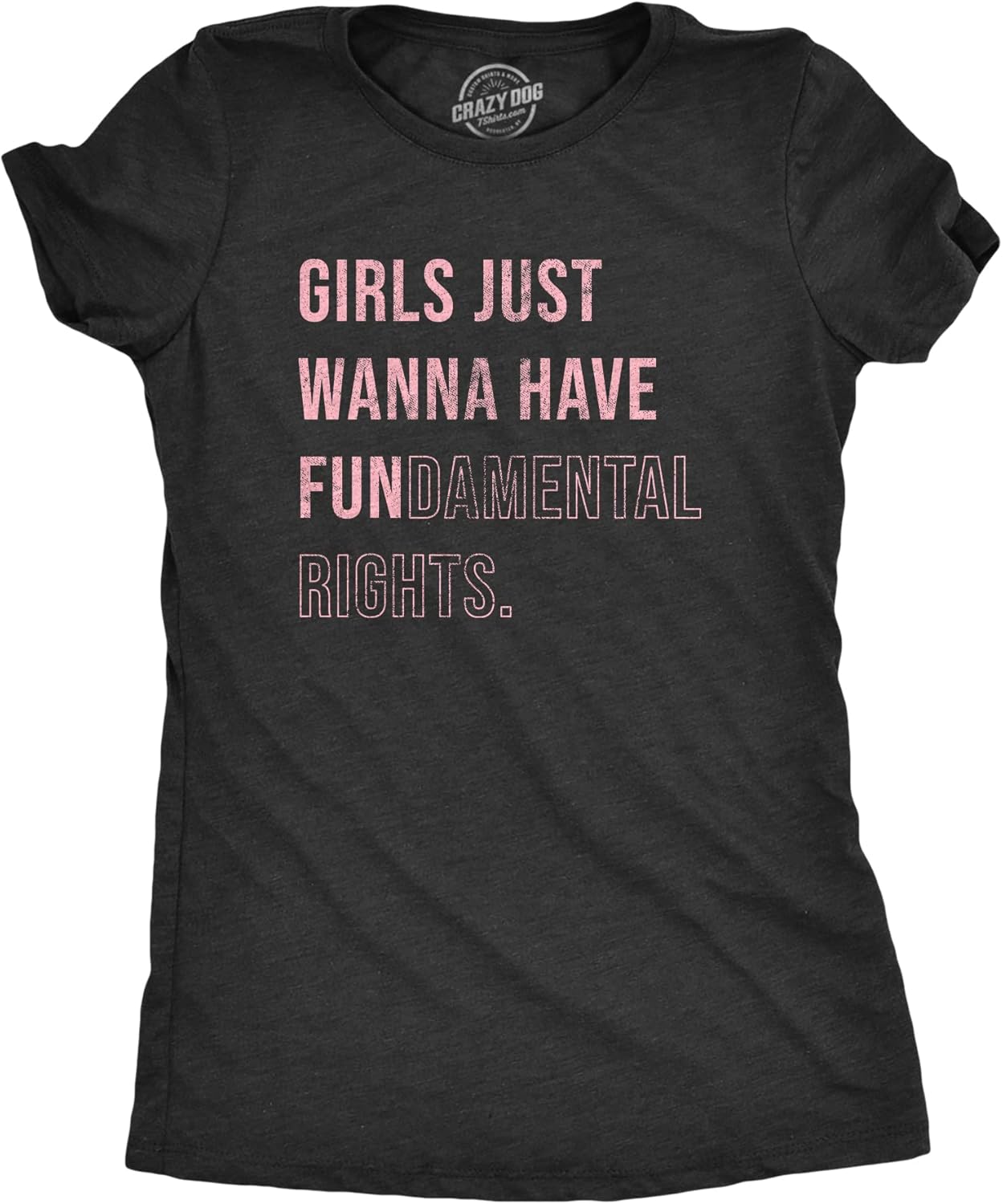 Womens Girls Just Wanna Have Fundamental Rights Pro - Adult & Kids T-Shirts, Sweatshirts & Hoodies apparel design preview 1