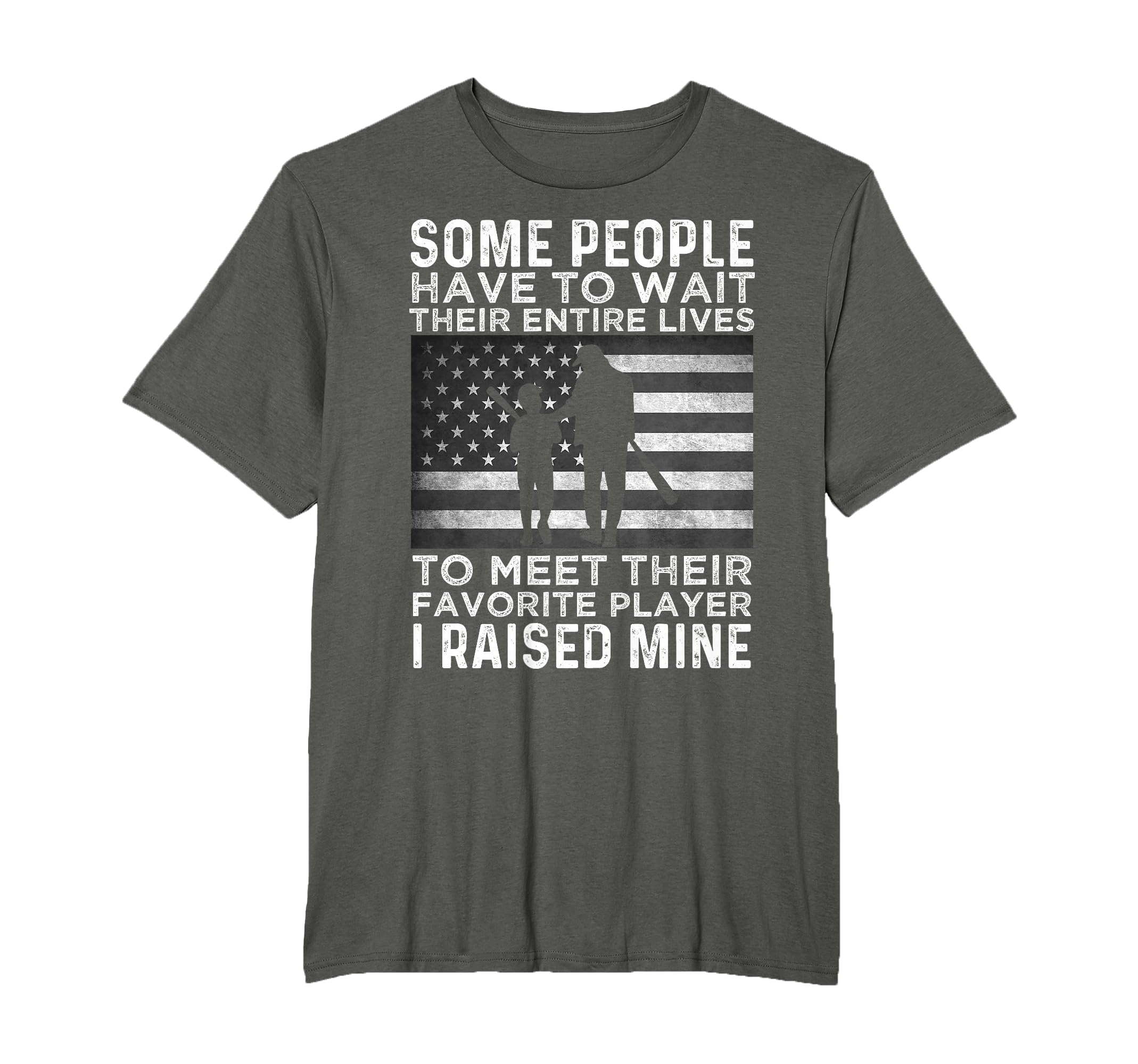Baseball Some People Have To Wait T-Shirt - Novelty Apparel Men Women - T-Shirt, Sweatshirt, Hoodie
