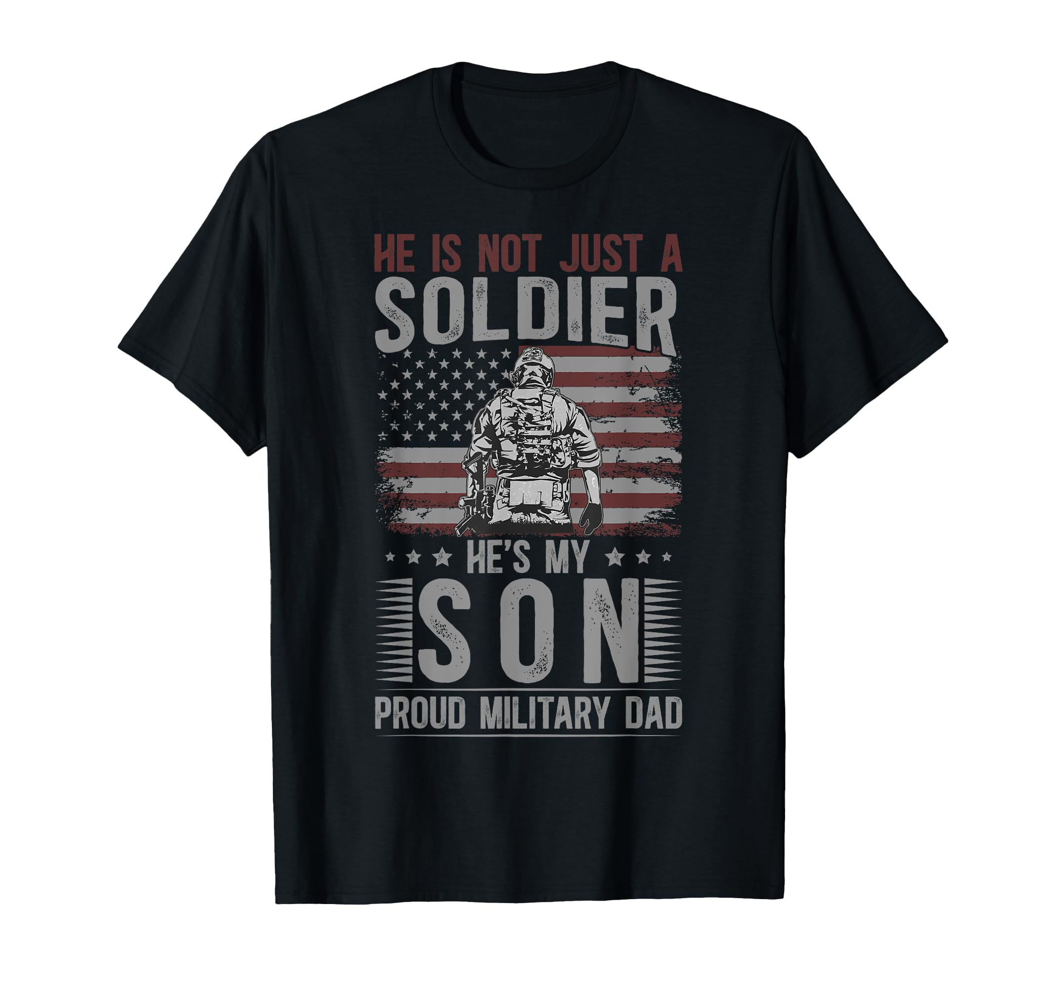 Proud Military Dad Military Father T-Shirt - Streetwear Style Unisex - T-Shirt, Sweatshirt, Hoodie