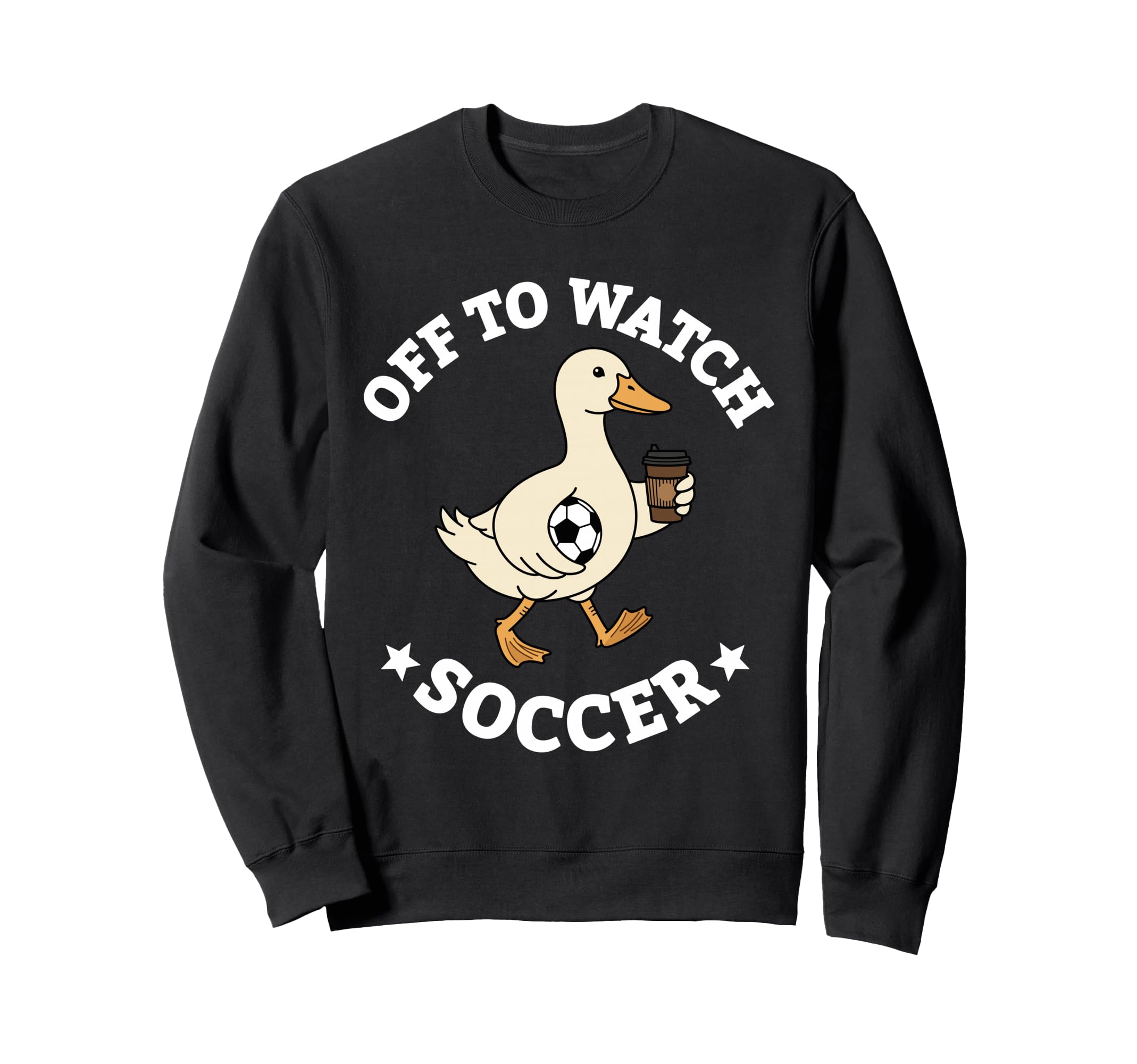 Off To Watch Soccer Mom Funny Goose Sweatshirt - Trendy Graphic for Adults - T-Shirt, Sweatshirt, Hoodie