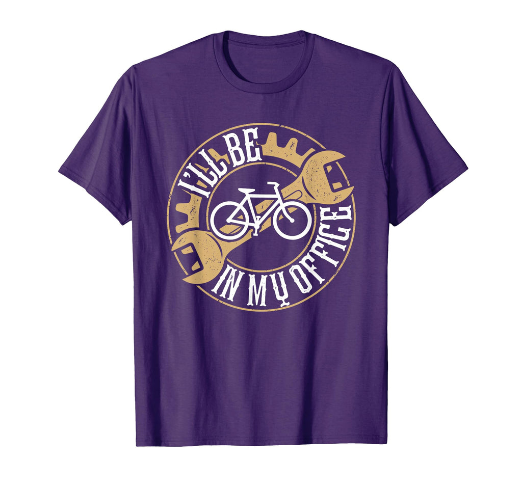 Funny Ill Be My Office Bike Mechanic T-Shirt - Minimalist Print for Adults - T-Shirt, Sweatshirt, Hoodie