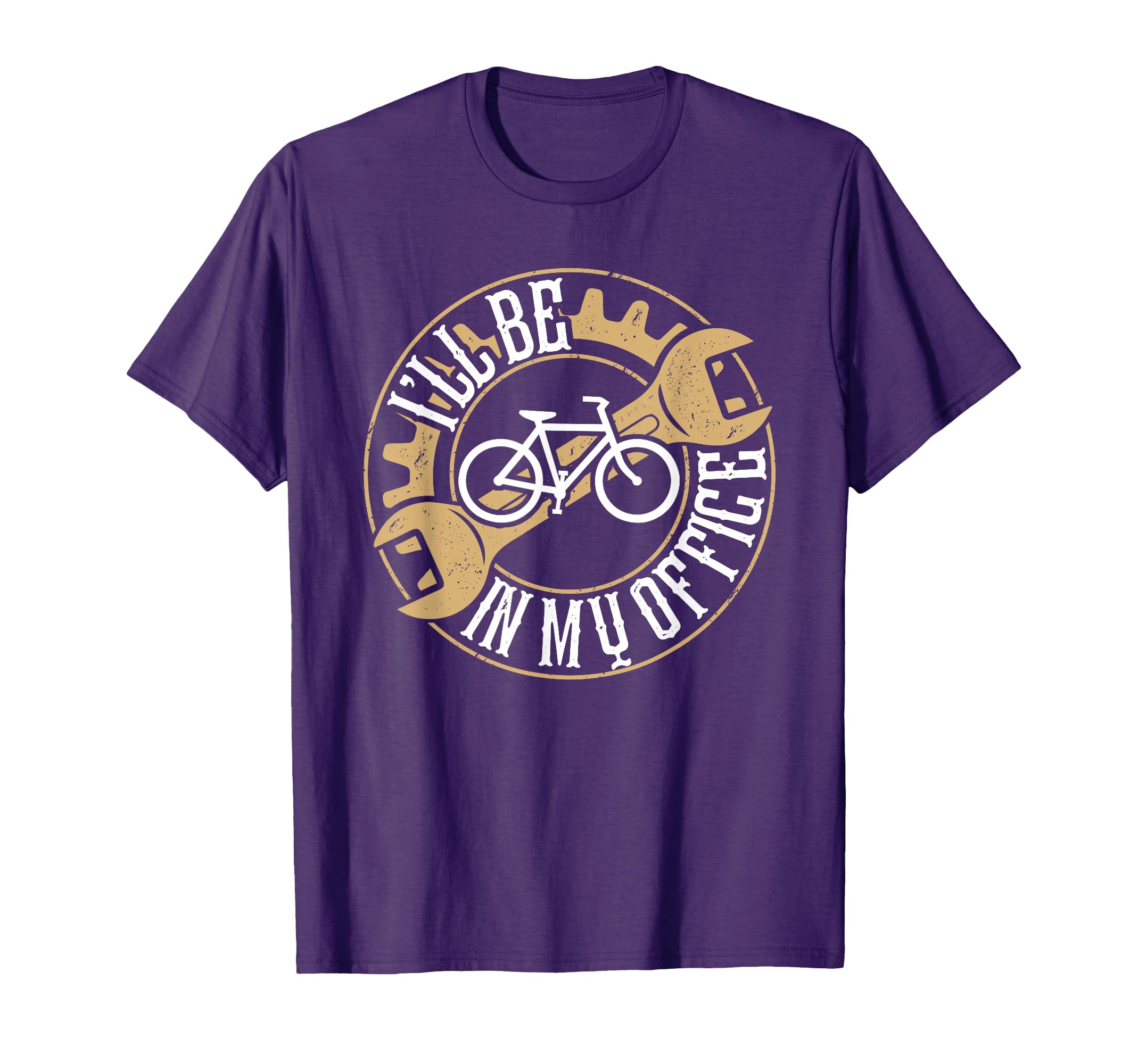 Funny Ill Be My Office Bike Mechanic T-Shirt - Minimalist Print for Adults - T-Shirt, Sweatshirt, Hoodie