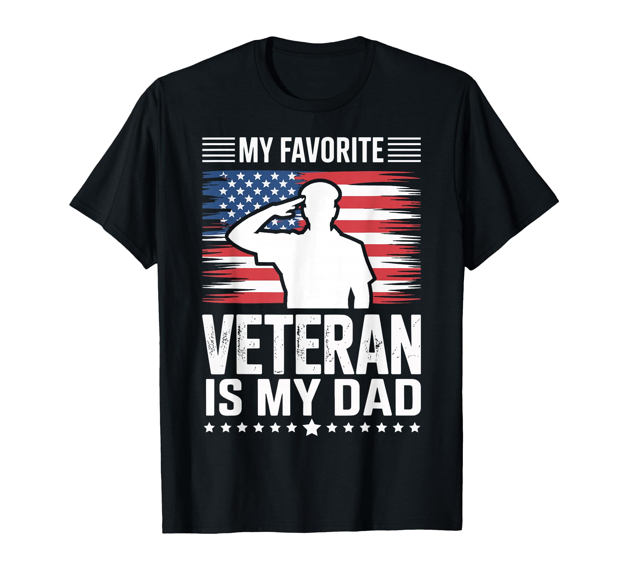 Usa Dad Veteran Father Military T-Shirt - Casual Everyday Wear Men Women - T-Shirt, Sweatshirt, Hoodie