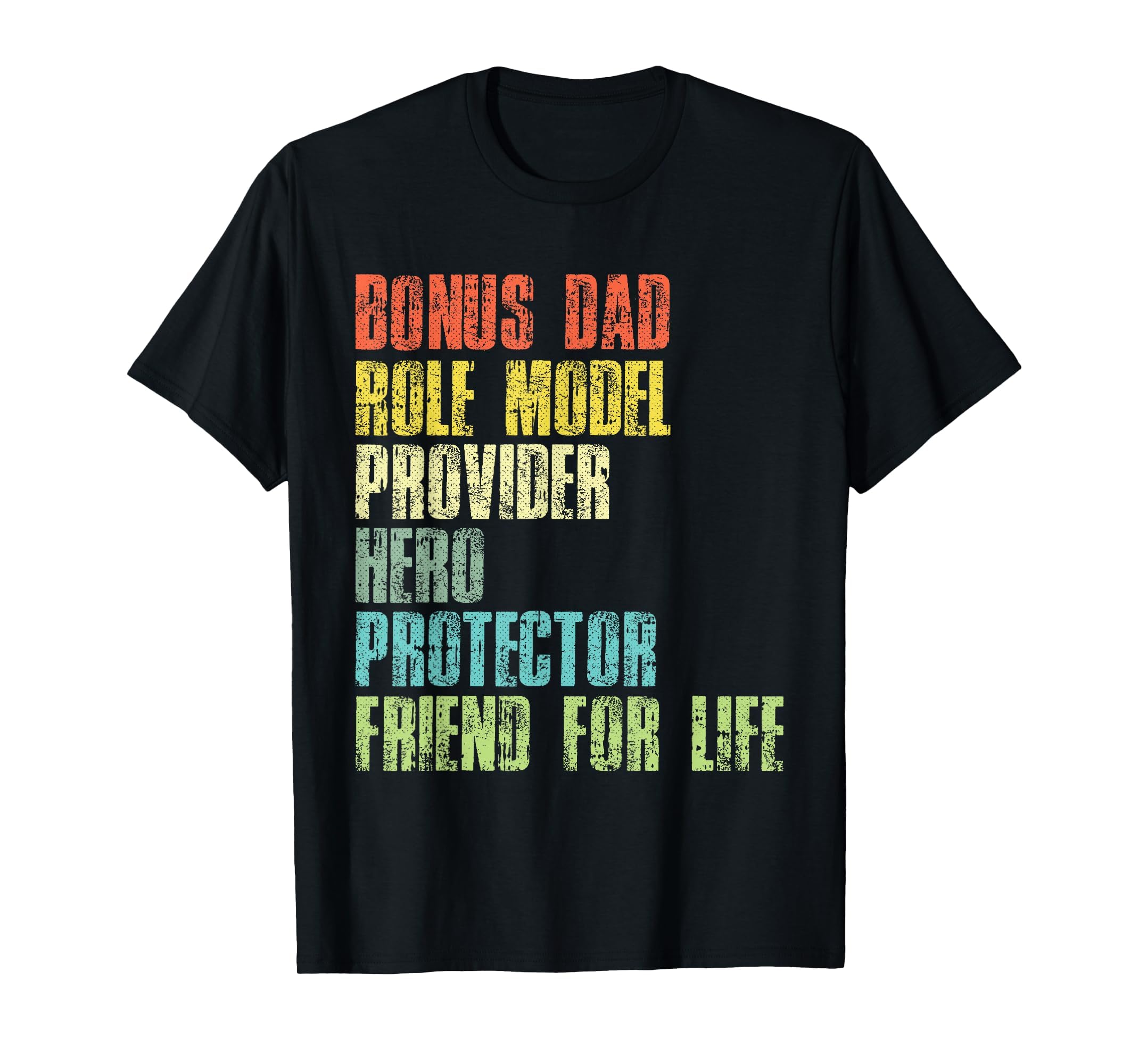Bonus Daddy Fathers Day Step Dad Husband T-Shirt - Custom Art Print Unisex - T-Shirt, Sweatshirt, Hoodie