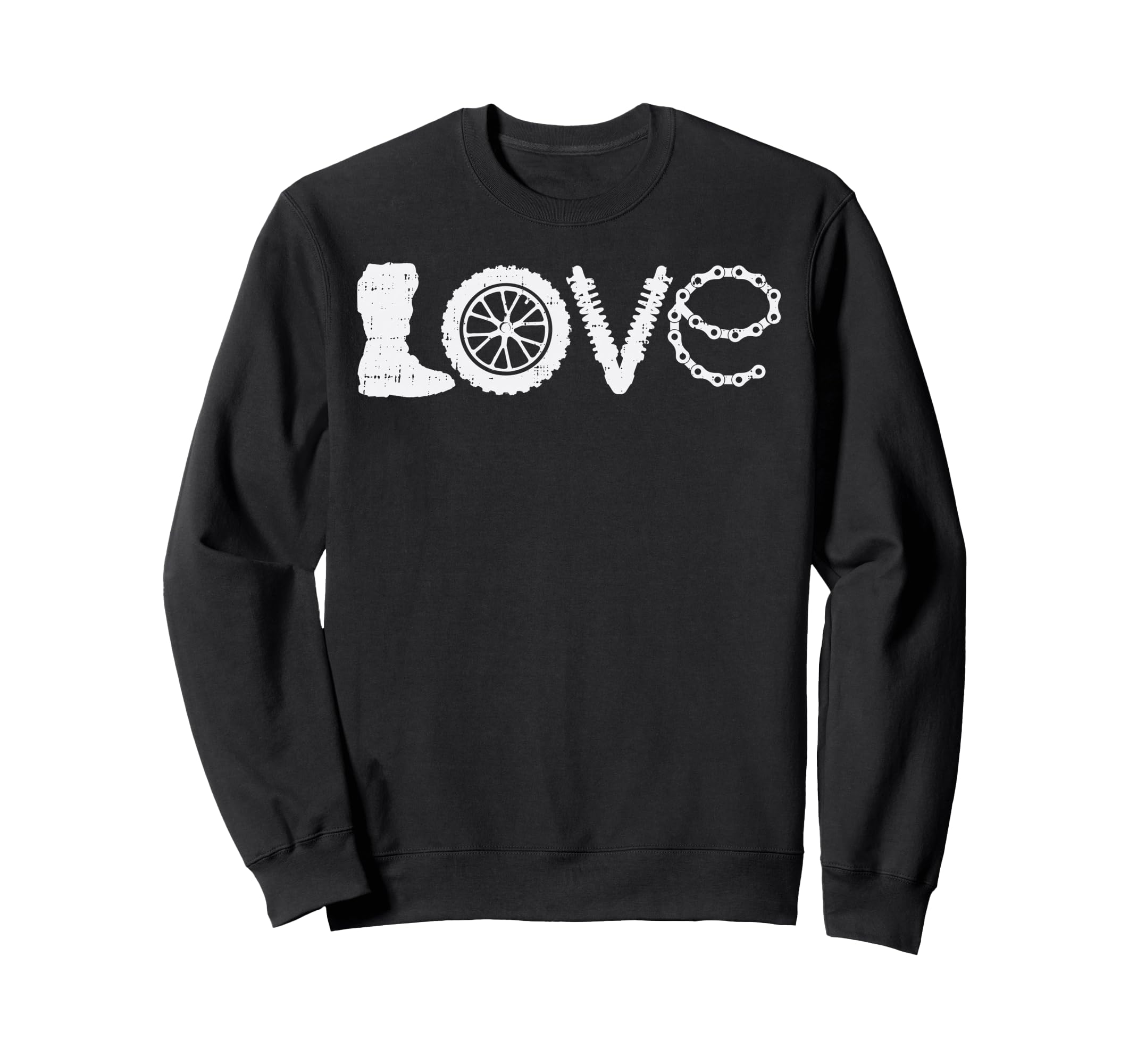 Love Motocross Dirt Bike Motorcycle Sweatshirt - Unique Graphic for Adults - T-Shirt, Sweatshirt, Hoodie
