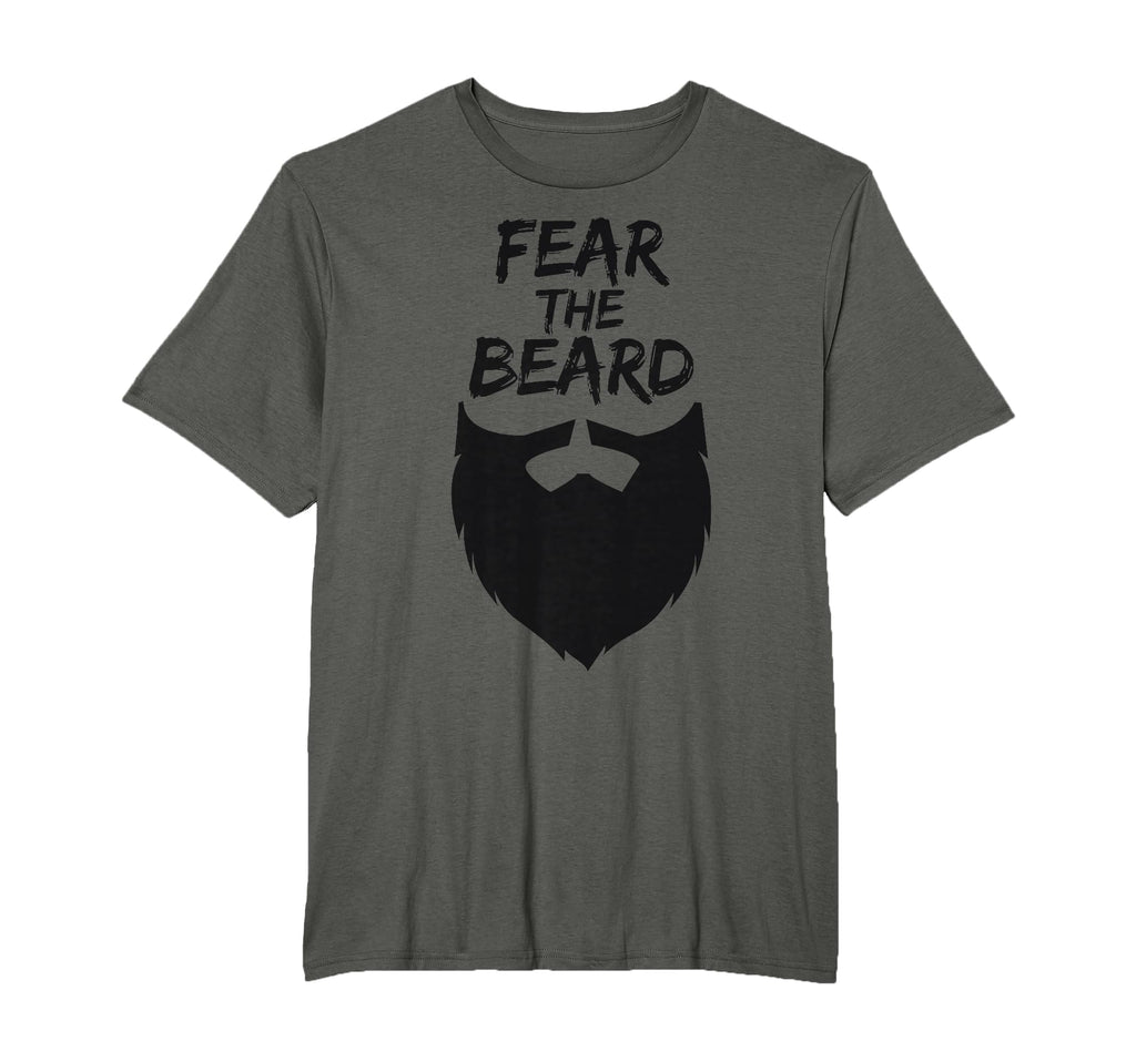 Funny Big Bearded Dad Fear Beard T-Shirt - Minimalist Print for Adults - T-Shirt, Sweatshirt, Hoodie