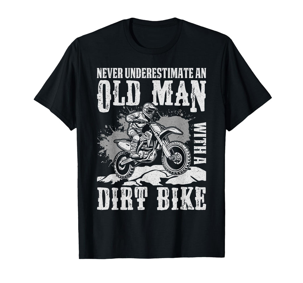 Dirt Bike Grandpa Dad Dirtbike Dirt Bike T-Shirt - Graphic Print Men Women - T-Shirt, Sweatshirt, Hoodie