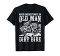 Dirt Bike Grandpa Dad Dirtbike Dirt Bike T-Shirt - Graphic Print Men Women - T-Shirt, Sweatshirt, Hoodie