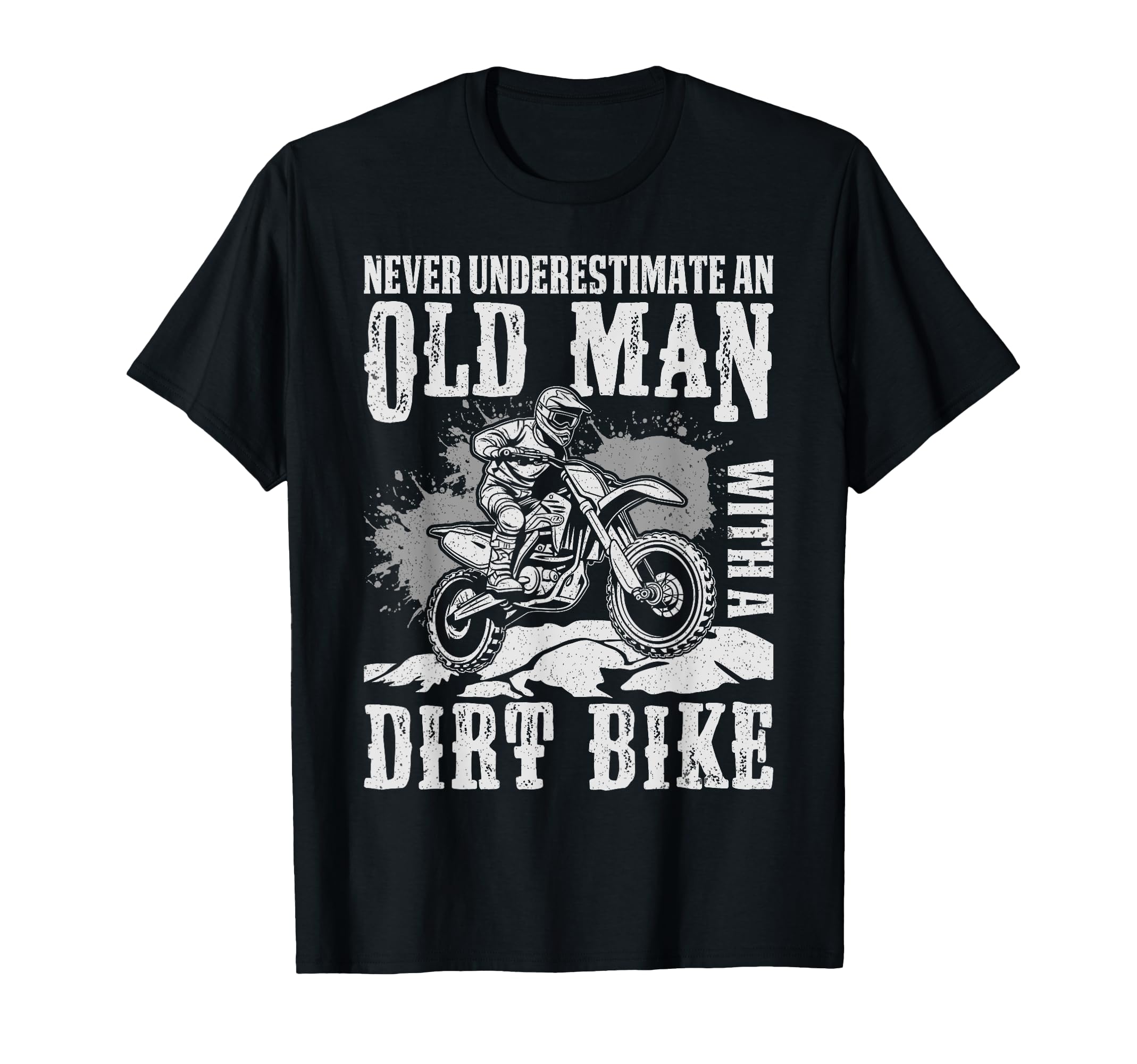 Dirt Bike Grandpa Dad Dirtbike Dirt Bike T-Shirt - Graphic Print Men Women - T-Shirt, Sweatshirt, Hoodie