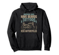 Awesome Biker Dad Tattoos Motorcycle Hoodie - Aesthetic Graphic Men Women - T-Shirt, Sweatshirt, Hoodie