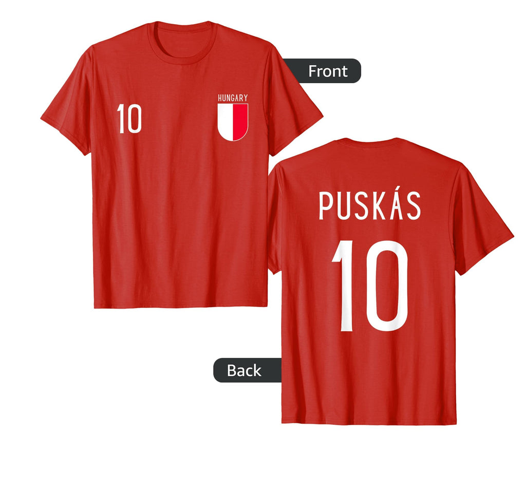 Hungary Number 10 Jersey Football Ten T-Shirt - Trendy Graphic Men Women - T-Shirt, Sweatshirt, Hoodie