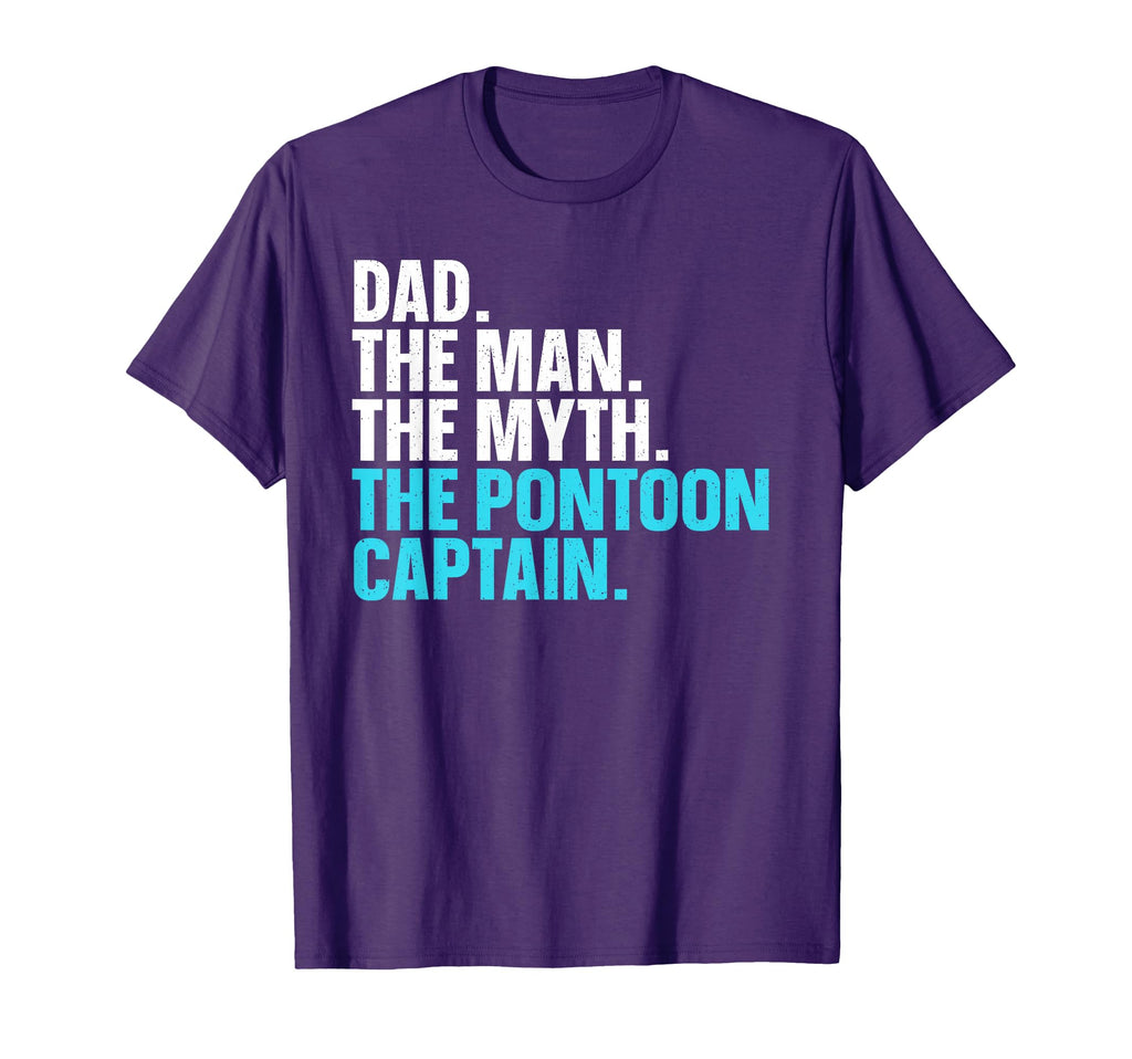 Funny Pontoon Dad Art Boating T-Shirt - Fun Novelty Design Men Women - T-Shirt, Sweatshirt, Hoodie