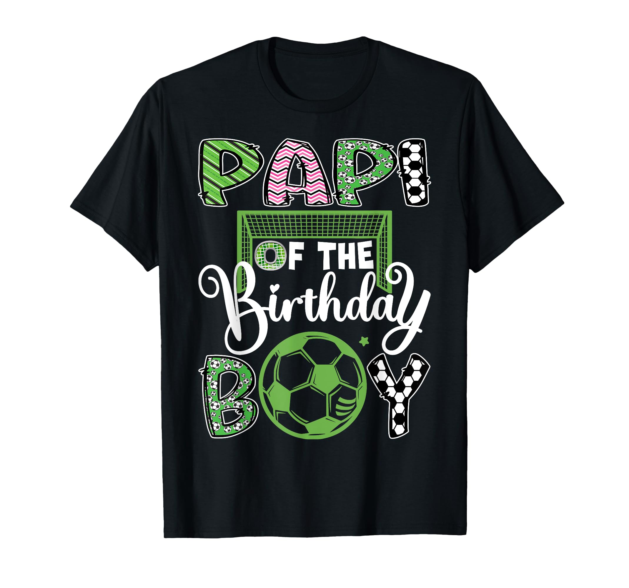 Papi Birthday Soccer Player Birthday T-Shirt - Minimalist Print Unisex - T-Shirt, Sweatshirt, Hoodie