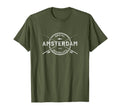 Amsterdam Crossed Fishing Rods T-Shirt - Aesthetic Graphic for Adults - T-Shirt, Sweatshirt, Hoodie