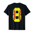 Number 8 Softball Jersey Number 8 Back T-Shirt - Streetwear Style Men Women - T-Shirt, Sweatshirt, Hoodie