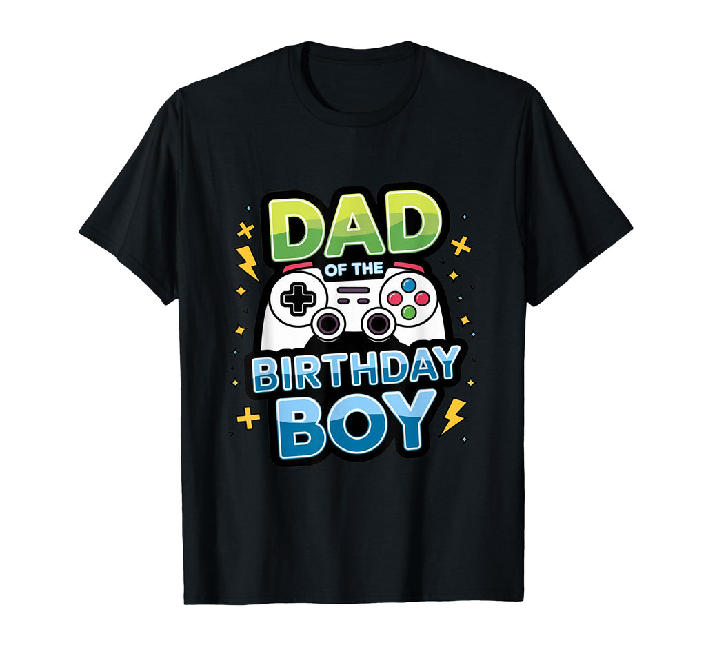 Dad Birthday Matching Video Gamer T-Shirt - Minimalist Print for Adults - T-Shirt, Sweatshirt, Hoodie