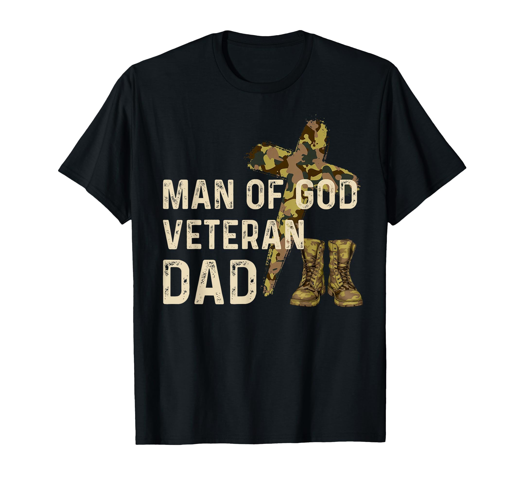 God Veteran Dad Christian Jesus T-Shirt - Graphic Print Men Women - T-Shirt, Sweatshirt, Hoodie