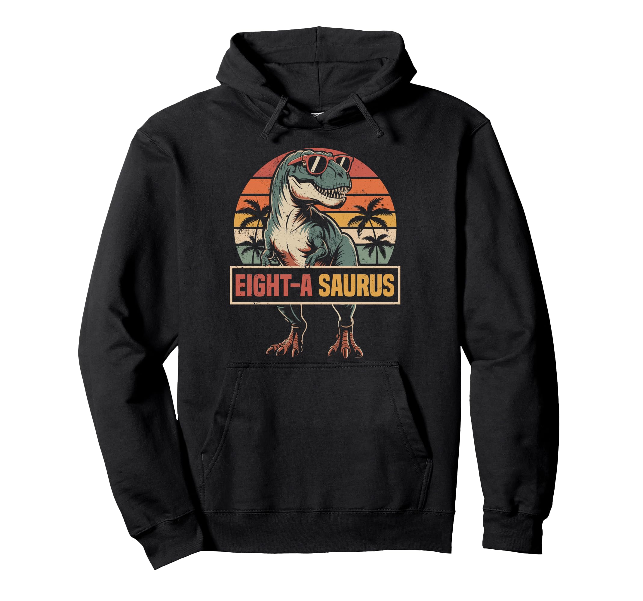 Eight Saurus Dinosaur Family Match 8Th Hoodie - Streetwear Style Men Women - T-Shirt, Sweatshirt, Hoodie