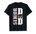 Hockey Senior Dad Senior Hockey T-Shirt - Custom Art Print Men Women - T-Shirt, Sweatshirt, Hoodie