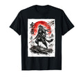 Samurai Cat Warrior Ink Japanese T-Shirt - Casual Everyday Wear Men Women - T-Shirt, Sweatshirt, Hoodie
