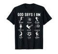 God Says I Am Christian Bible Verse T-Shirt - Graphic Print Men Women - T-Shirt, Sweatshirt, Hoodie